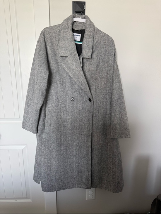 Old Navy Jackets & Blazers - Old Navy Gray Double-Breasted Coat